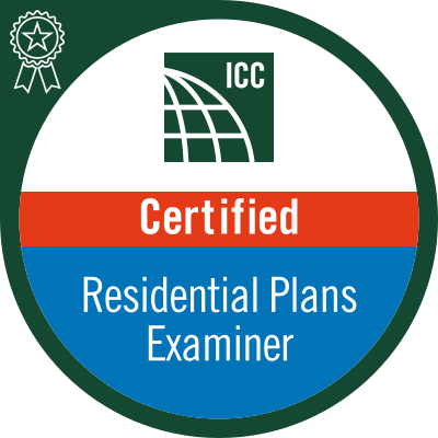 ICC Certified Residential Plans Examiner